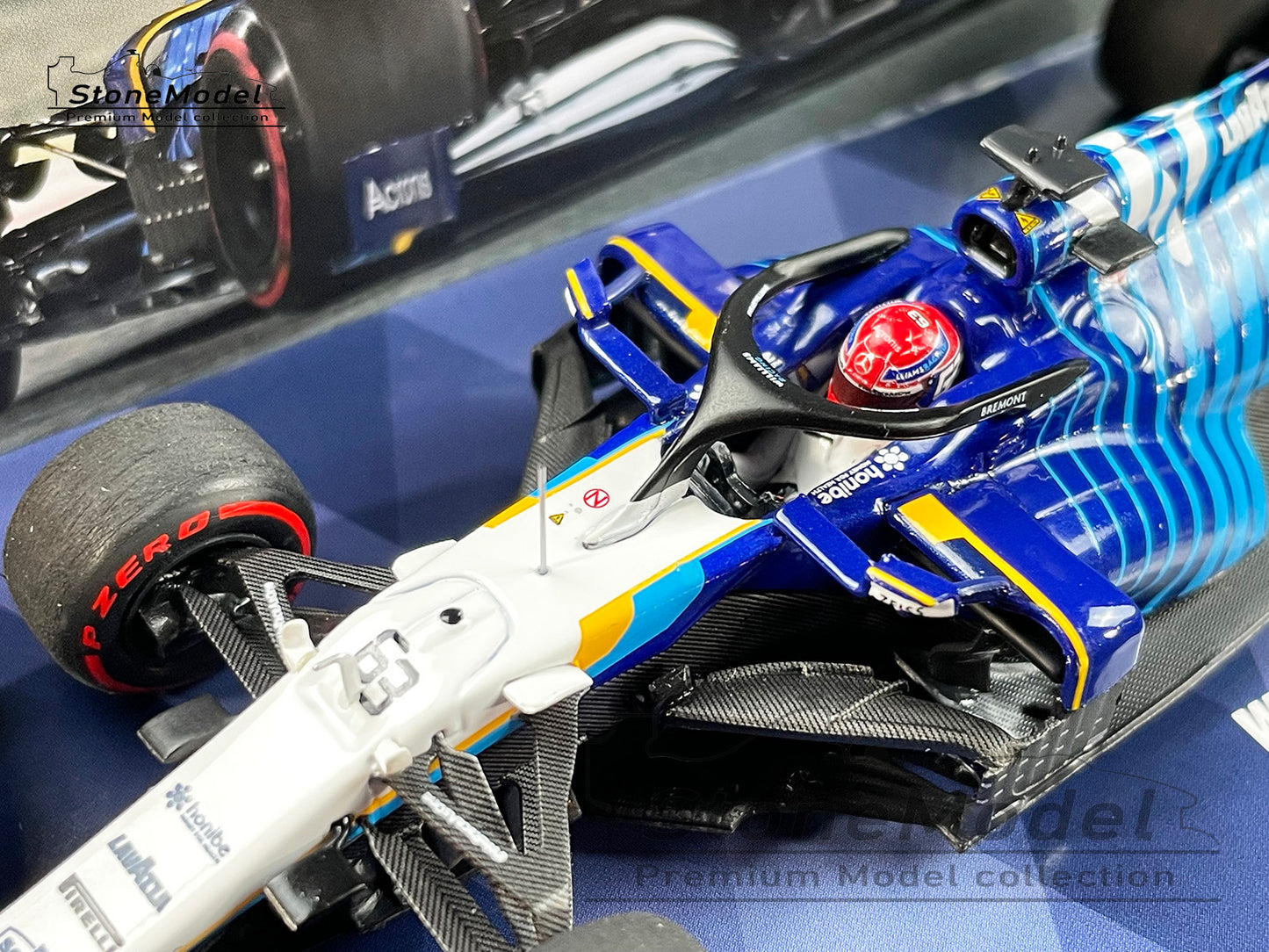 Williams F1 FW43B #63 George Russell Bahrain GP 2021 1:43 MINICHAMPS 447210163