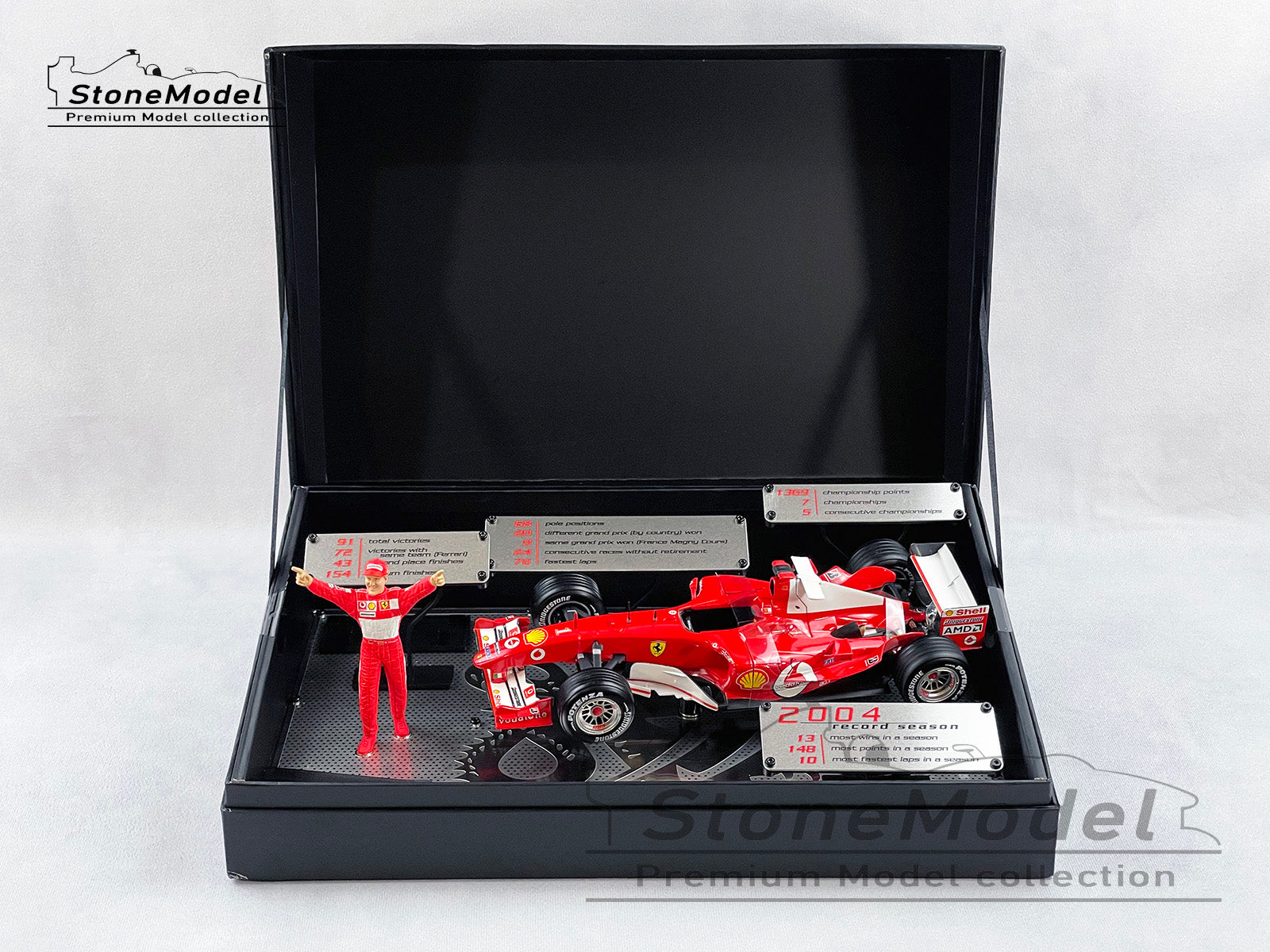 Hot Wheels Michael Schumacher 66 Pole Positions 1/18th (J2989)