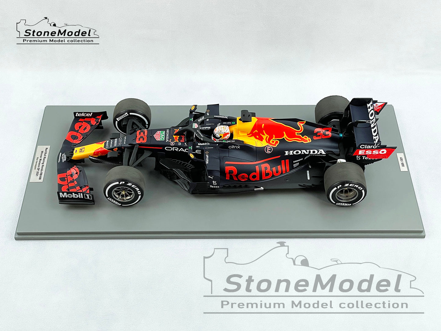 Spark 1:12 F1 Red Bull RB16B #33 Max Verstappen Monaco GP 2021 World Champion