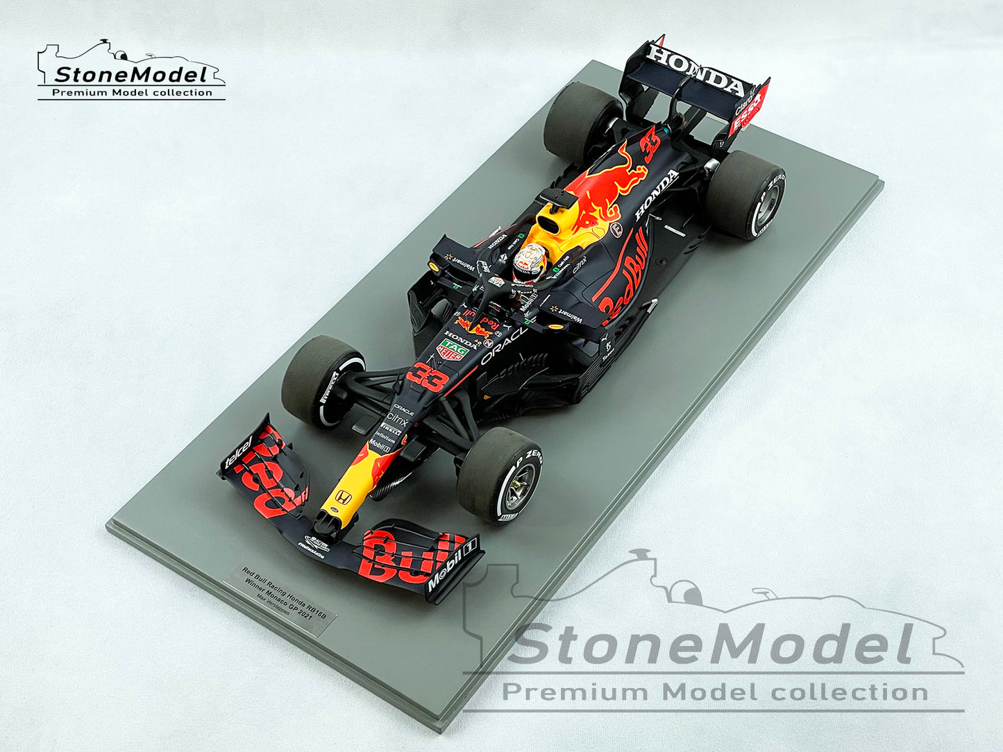 Spark 1:12 F1 Red Bull RB16B #33 Max Verstappen Monaco GP 2021 World Champion
