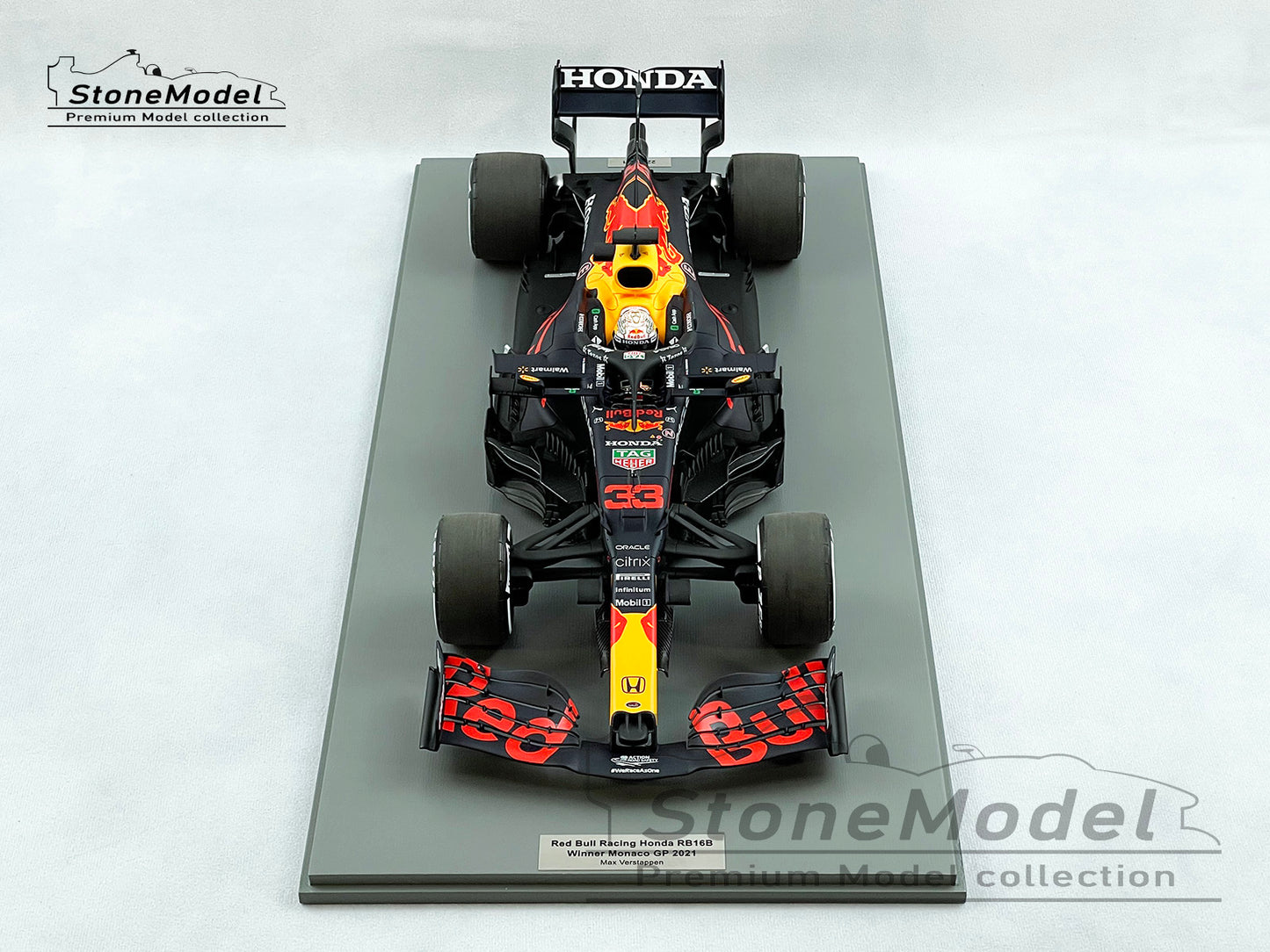 Spark 1:12 F1 Red Bull RB16B #33 Max Verstappen Monaco GP 2021 World Champion