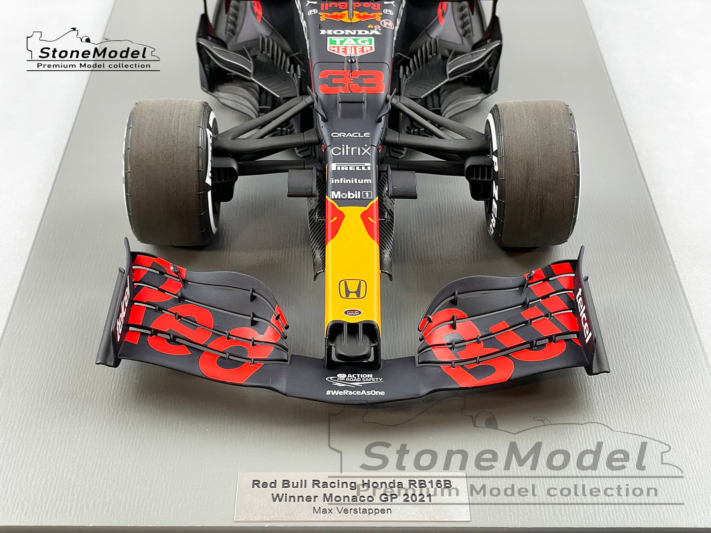 Spark 1:12 F1 Red Bull RB16B #33 Max Verstappen Monaco GP 2021 World Champion