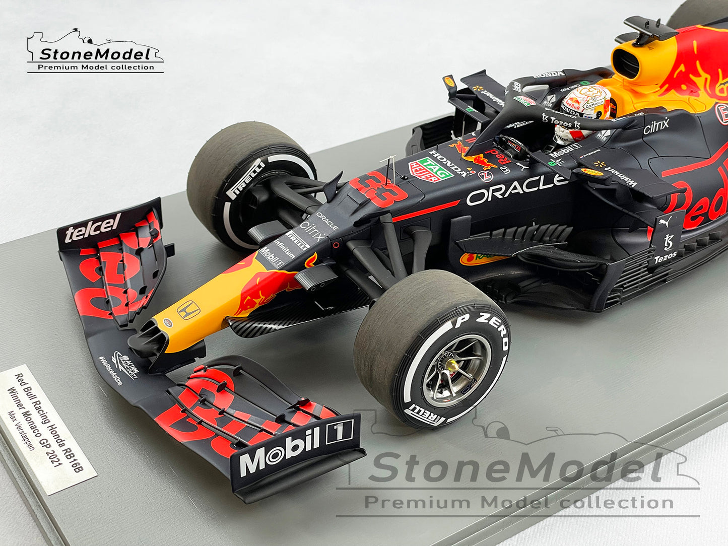 Spark 1:12 F1 Red Bull RB16B #33 Max Verstappen Monaco GP 2021 World Champion