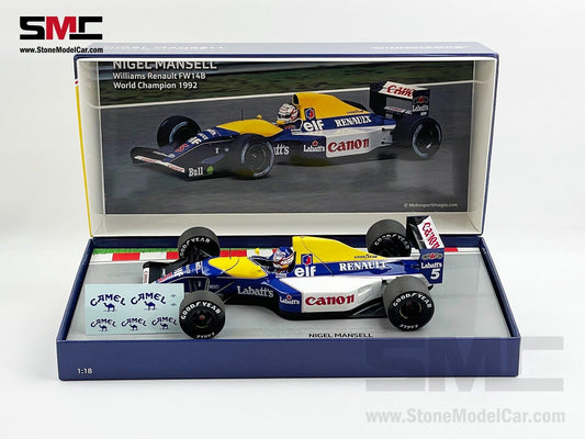Williams Renault F1 FW14B #5 Nigel Mansell 1992 World Champion 1:18 MINICHAMPS