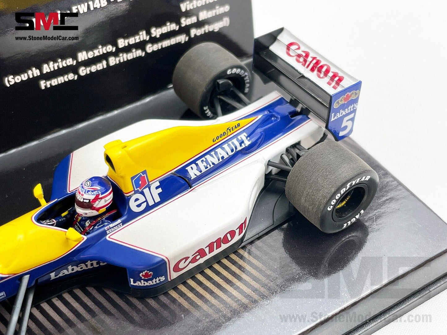Williams Renault F1 FW14B #5 Nigel Mansell 1992 World Champion 1:43 MINICHAMPS