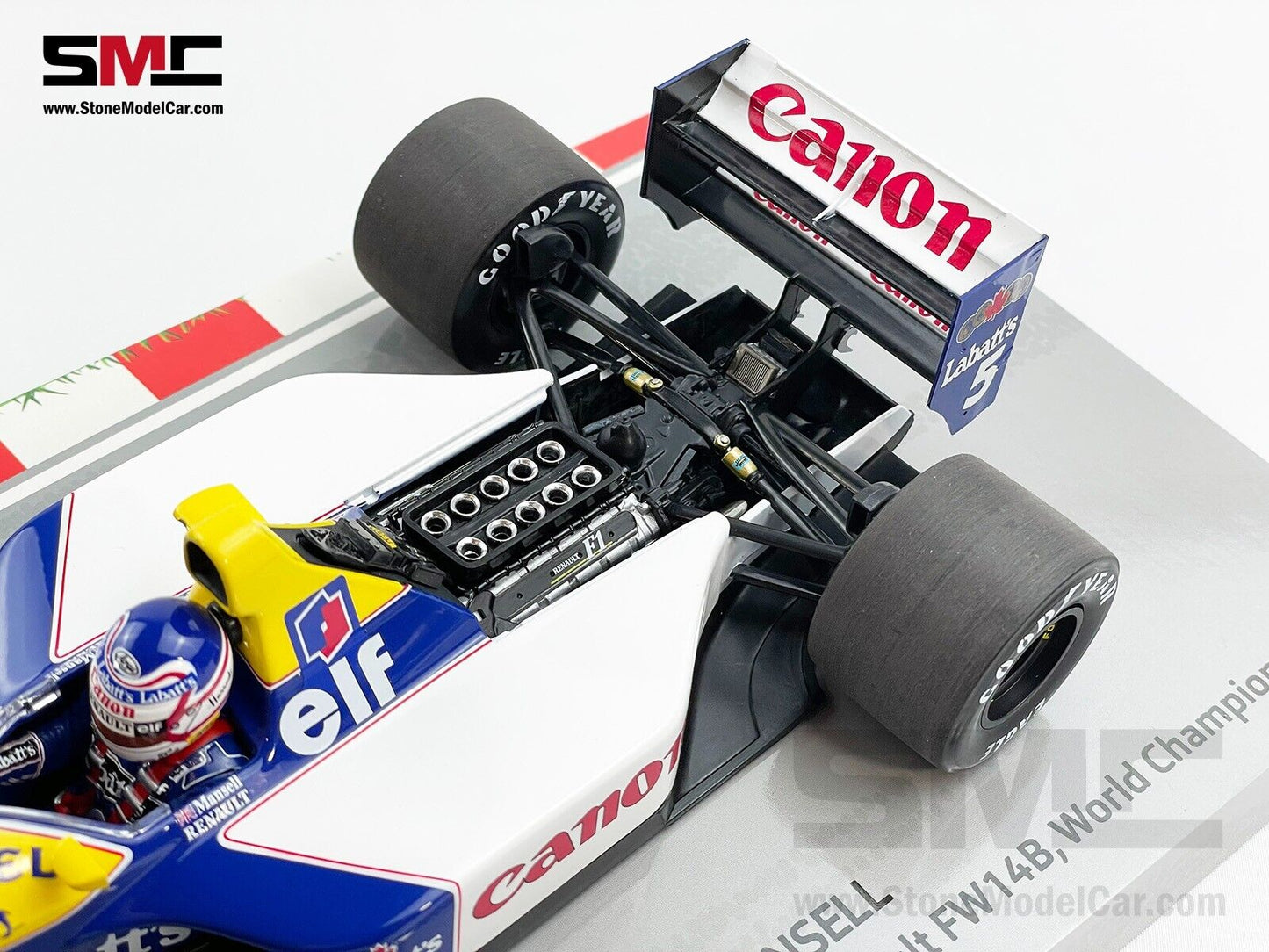 Williams F1 FW14B #5 Nigel Mansell 1992 World Champion 1:18 MINICHAMPS with CAMEL Decal